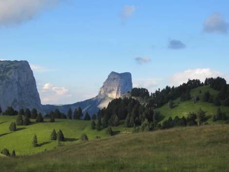 Mont Aiguille from Monument de La Résistance